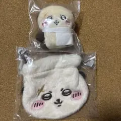 ちいかわ　　ラッコ　　クリップぬいぐるみ　　おかお巾着　　セット
