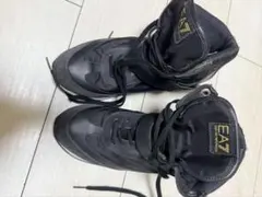 EA7 EMPORIO ARMANI ハイカットスニーカー ブラックのサムネイル