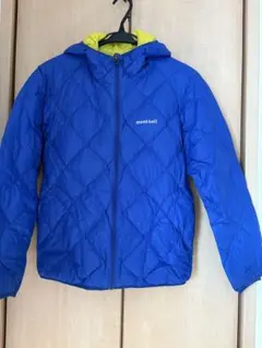 mont-bell 160 キッズ中綿コート　リバーシブル 青 黄