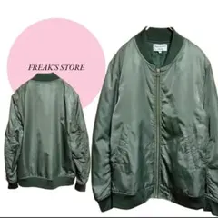 【フリークスストア】アウター♡MA-1ジャケット風♡ジップアップ【М】ポケット