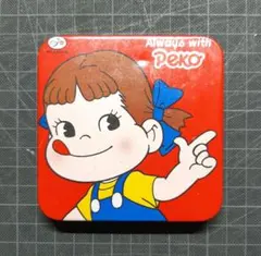 不二家 ペコちゃん キャンディ缶 小物入れ