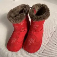 ミキハウス【ダブルビー】ムートンブーツ18センチ