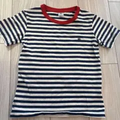 PETIT BATEAU プチバトー ボーダーTシャツ 8ans 128 120