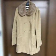 INGNI ベージュ ダブルブレスト コート