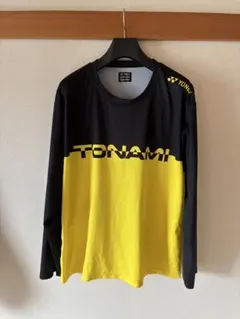 トナミ運輸 バドミントン YONEX TONAMI 長袖ウェア L 黒/黄色 - メルカリ