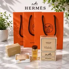 HERMS エルメス ヴィンテージ 石鹸ケース 未開封　ミニ香水10ml 他
