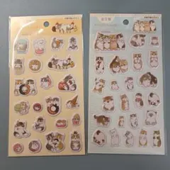 mofusand ぷくっとシール3 猫シール セット