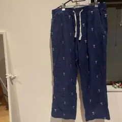 海外古着J.Crew ネイビー パンツ Lサイズ