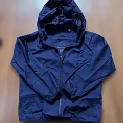 UNIQLO POCKETABLE フード付きジャケット 120 ネイビー
