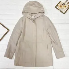 INED ショートコート パーカー サイズ11 グレー系 カシミヤ混 ウールのサムネイル