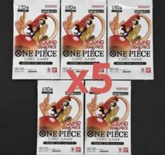 ラウンドワン ROUND1 ワンピースカード プロモーションパック 5パック