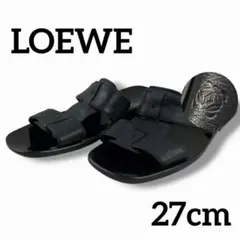 美品 LOEWE ロエベ アナグラム レザー サンダル Vintage 靴 27のサムネイル