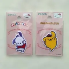 【新品未開封】ポチャッコ・ポムポムプリン ワッペンシール 2個セット