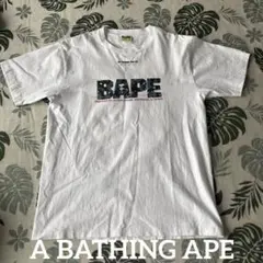 最終お値下げ❗️A BATHING APE☆ホワイト ☆Tシャツ ☆Lサイズ