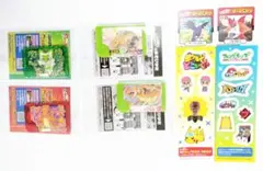 【新品】ポケモンフレンダ 4種+サポートポケモンカード　シールセット