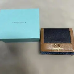 Samantha Thavasa Petit Choice 財布 デニムブルーのサムネイル