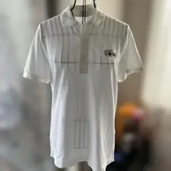 LACOSTE ラコステ ワニ刺繍 ポロシャツ ホワイト 半袖 メンズ