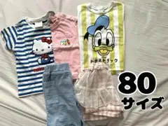 80サイズ 女の子 夏服 まとめ売り プティマイン バースデイ 保育園着 7