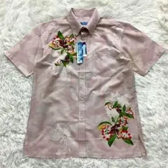 かりゆしウェア M 沖縄 正装 華やか 上品半袖 高級 お祝い お揃い 観光