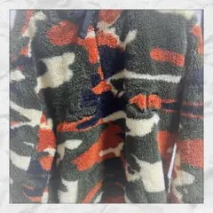 迷彩柄フリースジャケット フード付き　Be.SPOKE