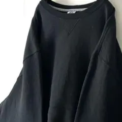 ラッセルアスレティック プレーン 無地 スウェット 2XL ブラック 古着