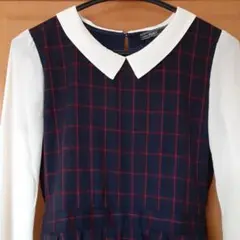 限定セール【最終】ワンピース ジャンパースカート チェック ミス PINKY