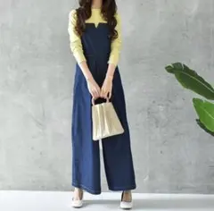 オールインワン　デニム