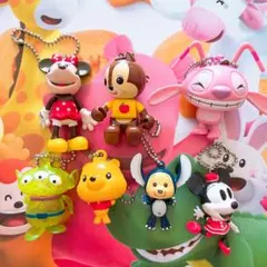 ディズニー 手足ぶらぶらキーホルダー ストラップ チャーム　ミニー　ミッキー