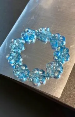 ⭐︎【天然】アクアマリン ブレスレット 33.8g