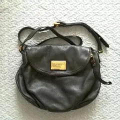 再値下げ！マークバイマークジェイコブス　グレー　レザー　ショルダーバッグ