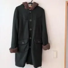 TITICACA ダークグリーン ロングコート