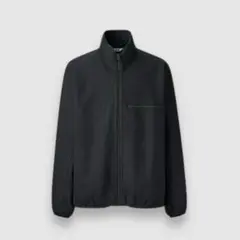 美品 UNIQLO U ユニクロ ブラッシュドジャージーブルゾン グレー M