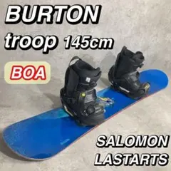 良品 3点セット BURTON Troop 145 サロモン ラスターツ BOA