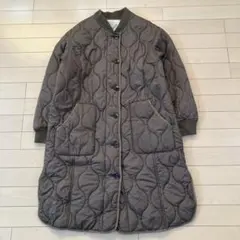 12.1 No Jean ミリタリーキルティングコート カーキ M