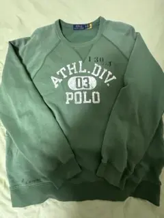 ポロ　ラルフ　ヴィンテージ加工　スウェット　希少XL　大き目　雰囲気◎