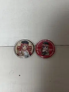 五等分の花嫁 缶バッジ 中野五月 2종 세트