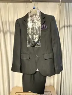 グレー ストライプ スーツ 130cm