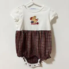 あお様専用familiar 現行品 袖付ロンパース