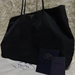 人気✨プラダ トートバッグ ナイロン テスート 三角ロゴプレート A4 PC