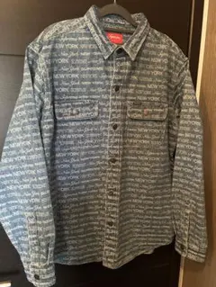 supreme Multi Type Jacquard Denim Shirtのサムネイル