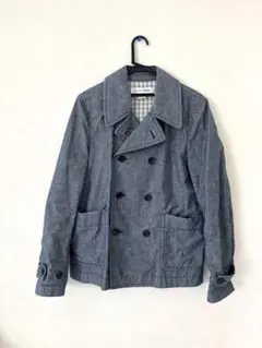 COMME des GARCONS SHIRT チェック柄ロングコート - メルカリ