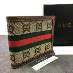 未使用品 GUCCI 札入れ 408827 GGスプリーム シェリー 273 - メルカリ