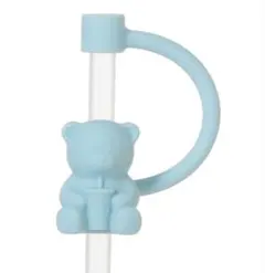 スタバ リユーザブルコールドカップ 専用ストローキャップ ベアリスタ ブルー