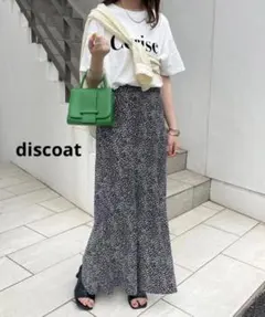 ◆ discoat ディスコート　ダルメシアン柄　マーメイドスカート　Free