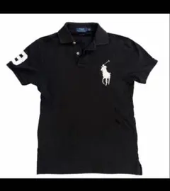 POLO RALPH LAUREN ポロシャツ ブラック ビックポニー SWAG - メルカリ