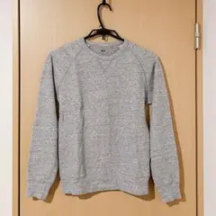 未使用・訳あり！ユニクロ スウェットシャツ グレー スエット トレーナー 灰色