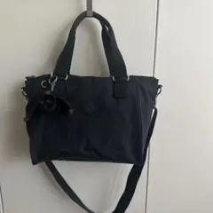 Kipling ネイビー　2wayバッグのサムネイル