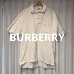 BURBERRY バーバリー ホワイトポロシャツ超美品a1のサムネイル