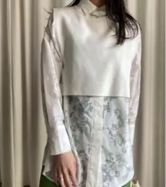 【VESTのみ】 VEST SET SHEER PATTERN SHIRTのサムネイル