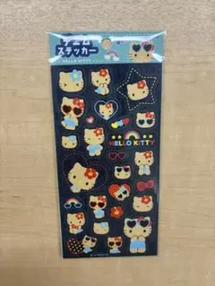 SANRIO サンリオ デニムステッカー 日焼けキティ